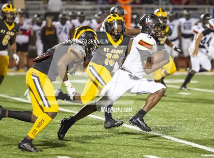 Thumbnail 2 in Brusly @ St. James(LHSAA Class 3A Quarterfinals) photogallery.