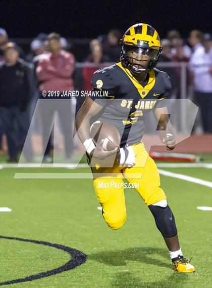 Thumbnail 3 in Brusly @ St. James(LHSAA Class 3A Quarterfinals) photogallery.