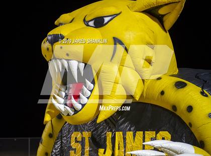 Thumbnail 2 in Brusly @ St. James(LHSAA Class 3A Quarterfinals) photogallery.