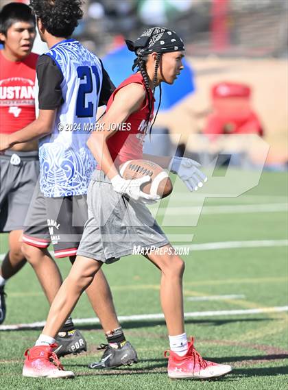 Thumbnail 2 in San Pasqual Valley vs. Monument Valley (ACU 7v7 Tournament) photogallery.