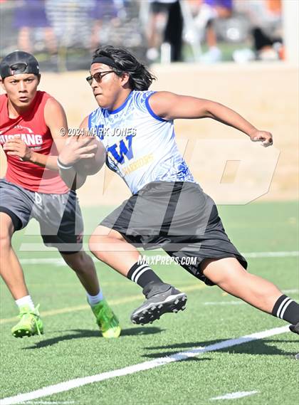 Thumbnail 3 in San Pasqual Valley vs. Monument Valley (ACU 7v7 Tournament) photogallery.