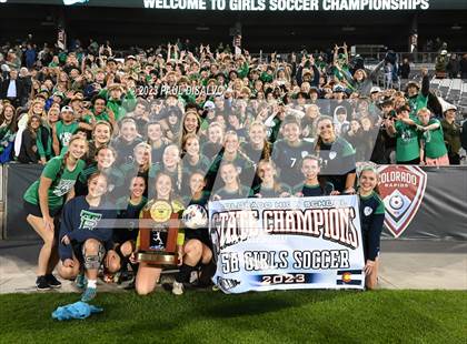 Thumbnail 3 in Rock Canyon vs. ThunderRidge (CHSAA 5A State Final) photogallery.