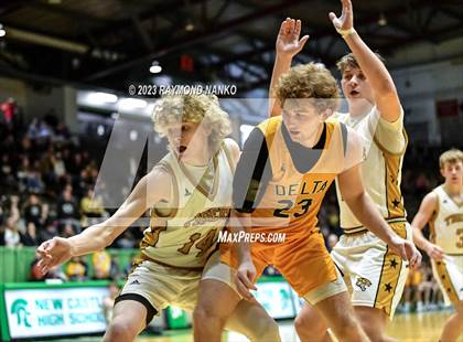 Thumbnail 3 in Delta vs. Peru (IHSAA 3A Section 24 Regional Final) photogallery.
