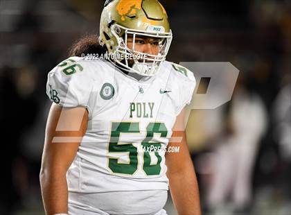 Thumbnail 1 in Long Beach Poly @ Los Alamitos (CIF SS Division 1 Round 2) photogallery.