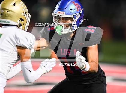 Thumbnail 2 in Long Beach Poly @ Los Alamitos (CIF SS Division 1 Round 2) photogallery.