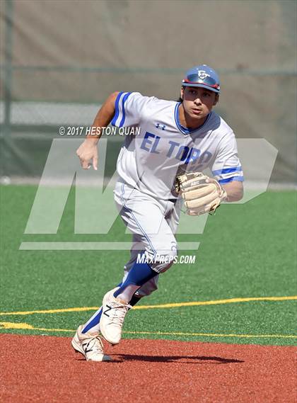 Thumbnail 2 in Orange Lutheran vs. El Toro (Boras Classic South) photogallery.