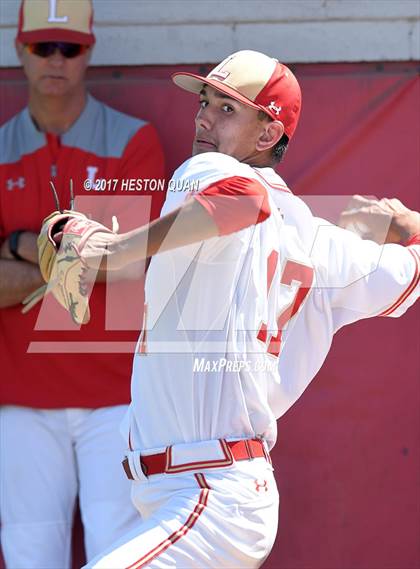 Thumbnail 2 in Orange Lutheran vs. El Toro (Boras Classic South) photogallery.