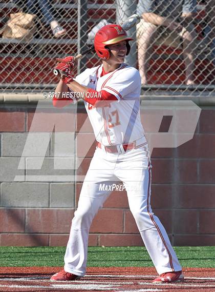 Thumbnail 2 in Orange Lutheran vs. El Toro (Boras Classic South) photogallery.