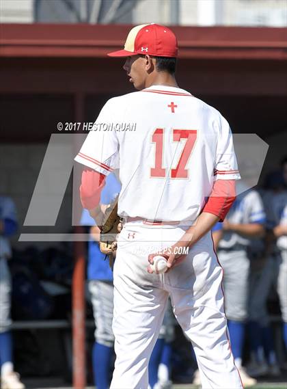Thumbnail 3 in Orange Lutheran vs. El Toro (Boras Classic South) photogallery.