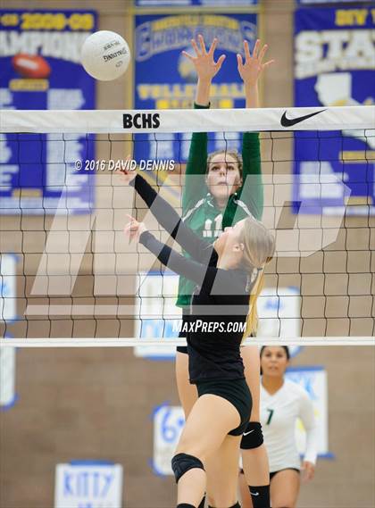 Thumbnail 3 in Bakersfield Christian vs. Reedley (CIF CS D3 Quarterfinal) photogallery.