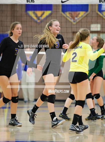 Thumbnail 1 in Bakersfield Christian vs. Reedley (CIF CS D3 Quarterfinal) photogallery.