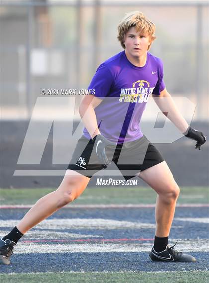 Thumbnail 2 in Notre Dame Prep (Pinnacle 7-on-7 Tournament) photogallery.