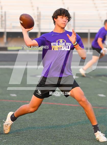 Thumbnail 3 in Notre Dame Prep (Pinnacle 7-on-7 Tournament) photogallery.