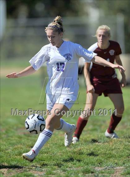 Thumbnail 3 in Monument Mountain vs. Cathedral (Kick It For Kidneys Tournament) photogallery.