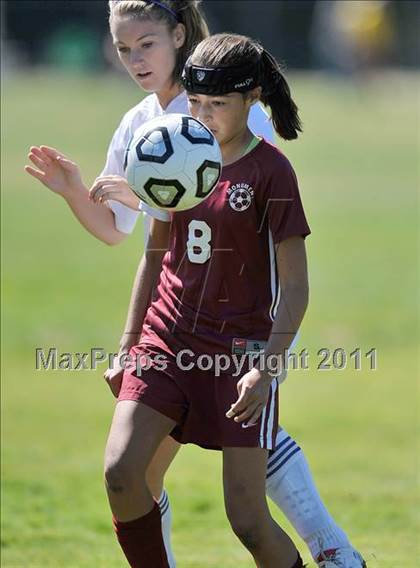 Thumbnail 3 in Monument Mountain vs. Cathedral (Kick It For Kidneys Tournament) photogallery.