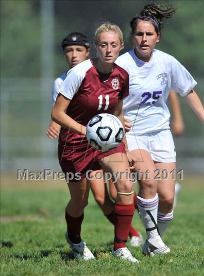Thumbnail 2 in Monument Mountain vs. Cathedral (Kick It For Kidneys Tournament) photogallery.