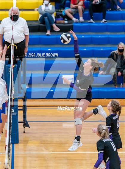 Thumbnail 1 in Roncalli vs Brownsburg (IHSAA 4A Regional Semifinal) photogallery.