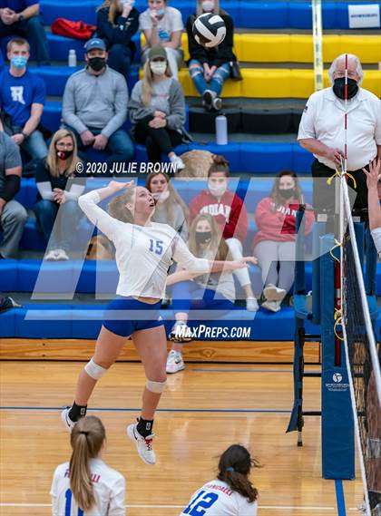 Thumbnail 1 in Roncalli vs Brownsburg (IHSAA 4A Regional Semifinal) photogallery.