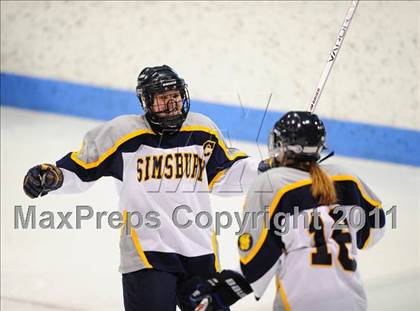 Thumbnail 2 in North Haven vs. Simsbury (CCGHL Final) photogallery.