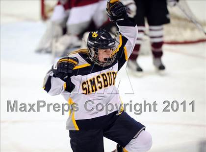 Thumbnail 3 in North Haven vs. Simsbury (CCGHL Final) photogallery.