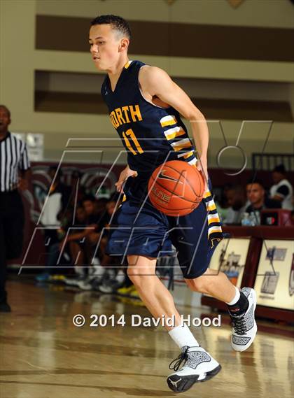 Thumbnail 1 in Olympia vs. JW North (MaxPreps Holiday Classic) photogallery.