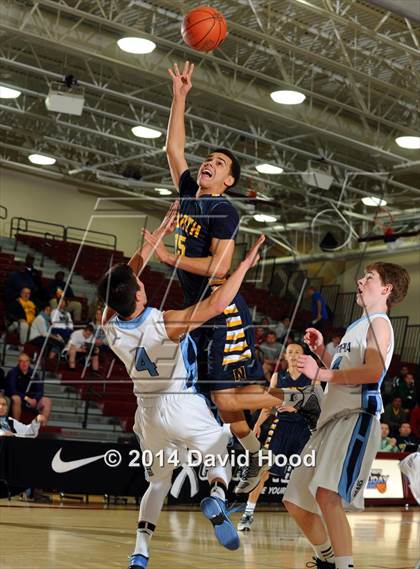 Thumbnail 3 in Olympia vs. JW North (MaxPreps Holiday Classic) photogallery.