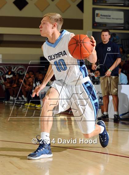 Thumbnail 1 in Olympia vs. JW North (MaxPreps Holiday Classic) photogallery.