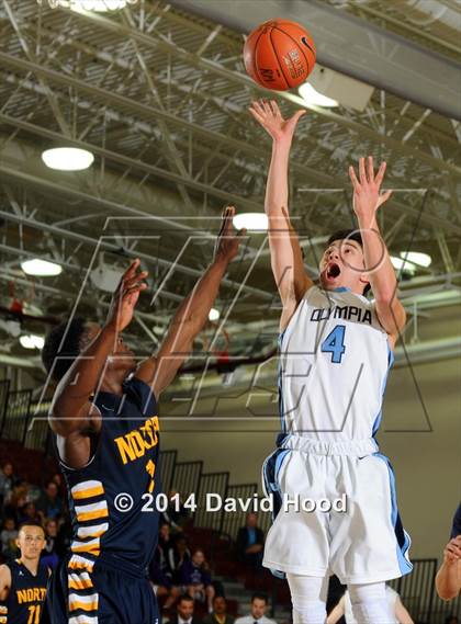 Thumbnail 2 in Olympia vs. JW North (MaxPreps Holiday Classic) photogallery.