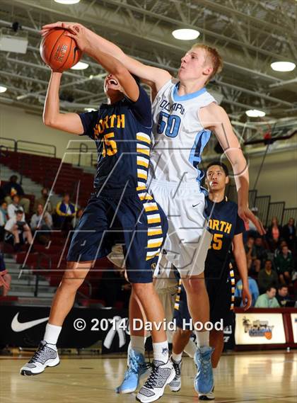 Thumbnail 1 in Olympia vs. JW North (MaxPreps Holiday Classic) photogallery.