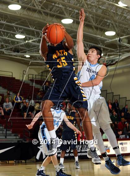 Thumbnail 2 in Olympia vs. JW North (MaxPreps Holiday Classic) photogallery.
