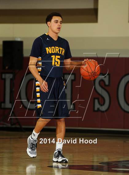 Thumbnail 2 in Olympia vs. JW North (MaxPreps Holiday Classic) photogallery.