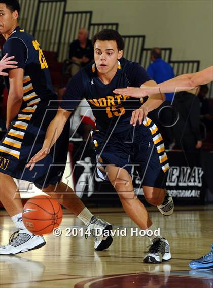 Thumbnail 1 in Olympia vs. JW North (MaxPreps Holiday Classic) photogallery.