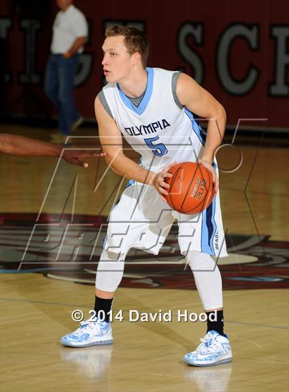 Thumbnail 3 in Olympia vs. JW North (MaxPreps Holiday Classic) photogallery.