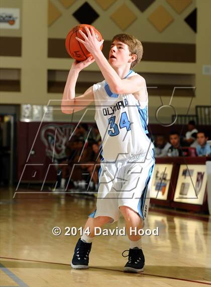 Thumbnail 3 in Olympia vs. JW North (MaxPreps Holiday Classic) photogallery.