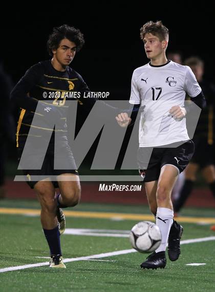 Thumbnail 1 in Churchville Chili @ Greece Athena  (NYSPHSAA Section 5 Class A Quarterfinal) photogallery.