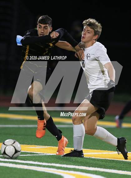 Thumbnail 1 in Churchville Chili @ Greece Athena  (NYSPHSAA Section 5 Class A Quarterfinal) photogallery.