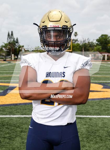 Thumbnail 1 in St. Thomas Aquinas (Preseason Early Contenders Photo Shoot)  photogallery.