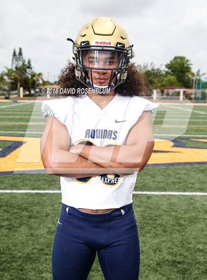 Thumbnail 1 in St. Thomas Aquinas (Preseason Early Contenders Photo Shoot)  photogallery.