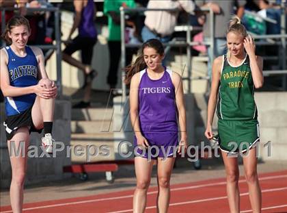 Thumbnail 1 in CIF NS Masters Track & Field Championships (Girls 1600 meters) photogallery.