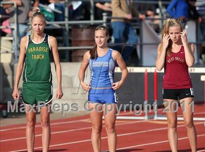 Thumbnail 2 in CIF NS Masters Track & Field Championships (Girls 1600 meters) photogallery.