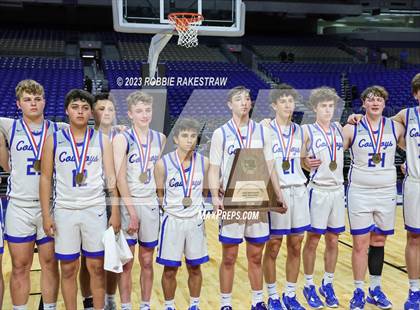 Thumbnail 3 in McMullen County vs. Jayton (UIL 1A Basketball State Semifinal Medal Ceremony) photogallery.