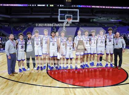 Thumbnail 2 in McMullen County vs. Jayton (UIL 1A Basketball State Semifinal Medal Ceremony) photogallery.