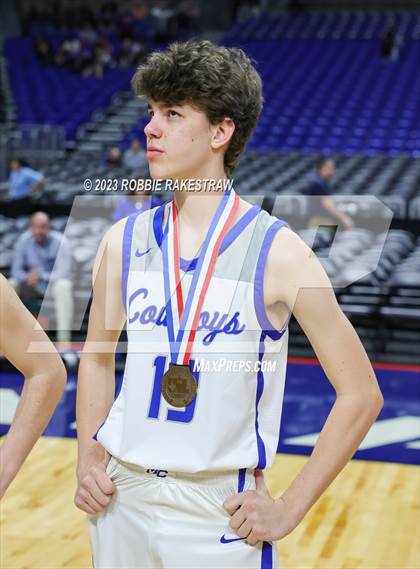 Thumbnail 2 in McMullen County vs. Jayton (UIL 1A Basketball State Semifinal Medal Ceremony) photogallery.