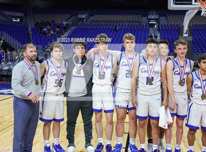 Thumbnail 2 in McMullen County vs. Jayton (UIL 1A Basketball State Semifinal Medal Ceremony) photogallery.