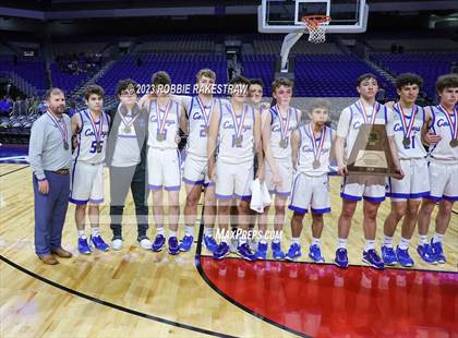 Thumbnail 1 in McMullen County vs. Jayton (UIL 1A Basketball State Semifinal Medal Ceremony) photogallery.