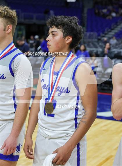 Thumbnail 3 in McMullen County vs. Jayton (UIL 1A Basketball State Semifinal Medal Ceremony) photogallery.