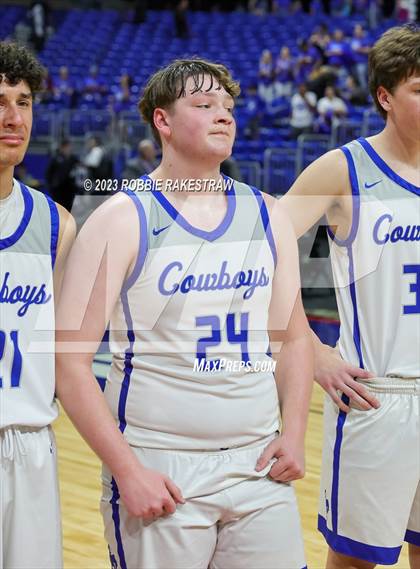 Thumbnail 2 in McMullen County vs. Jayton (UIL 1A Basketball State Semifinal Medal Ceremony) photogallery.