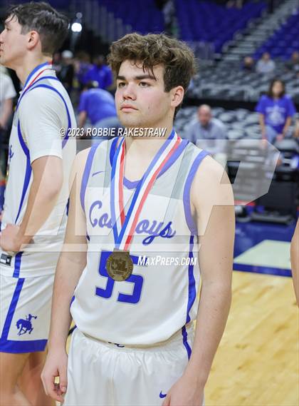 Thumbnail 3 in McMullen County vs. Jayton (UIL 1A Basketball State Semifinal Medal Ceremony) photogallery.