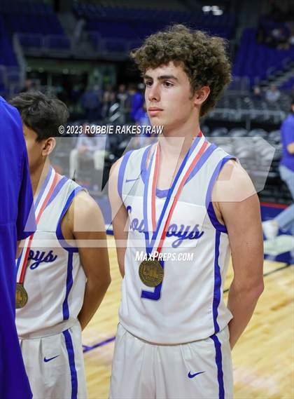 Thumbnail 2 in McMullen County vs. Jayton (UIL 1A Basketball State Semifinal Medal Ceremony) photogallery.