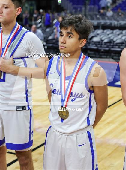 Thumbnail 3 in McMullen County vs. Jayton (UIL 1A Basketball State Semifinal Medal Ceremony) photogallery.